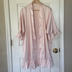 Satin robe